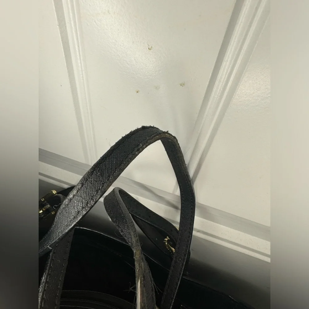 Tory Burch Black Saffiano Leather Tote
